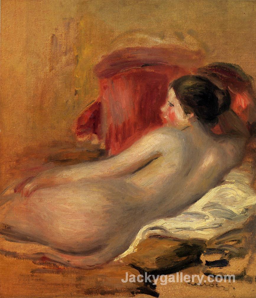 Reclining Model by Pierre Auguste Renoir paintings reproduction